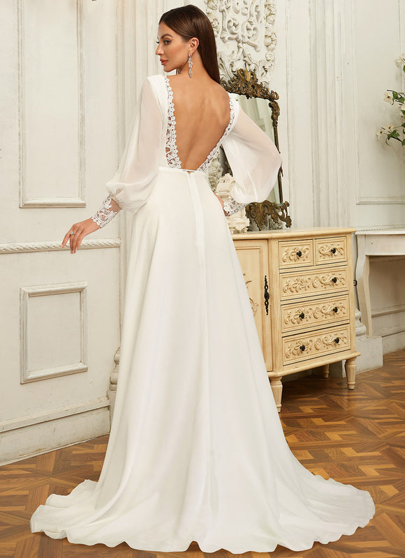 Robe De Princesse Fluide Élégante - gallery 3