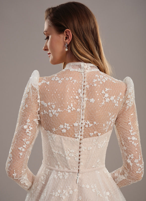 Robe De Princesse Dentelle Bohème - gallery 4