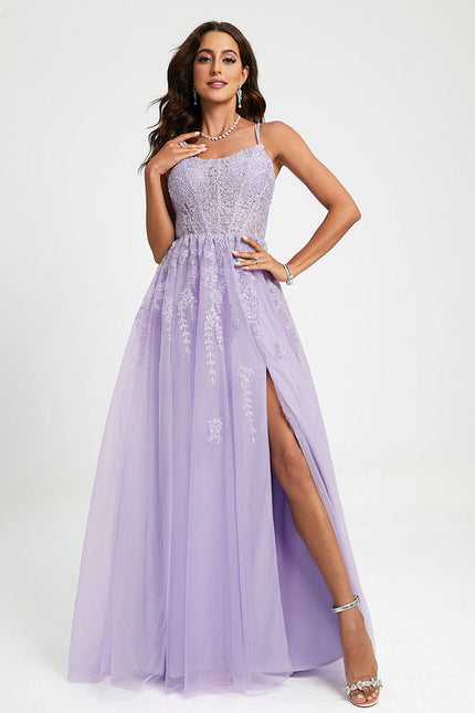 Robe De Princesse Violette Délicate