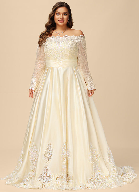 Robe De Princesse De Rêve Satinée - gallery 7