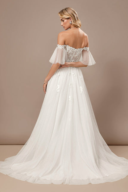 Robe De Mariee Princesse Longue Traine - gallery 5