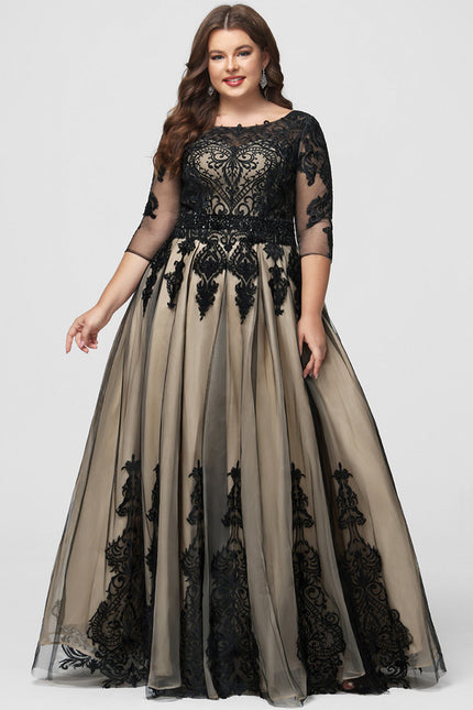 Robe De Princesse Élégante Noire - gallery 4