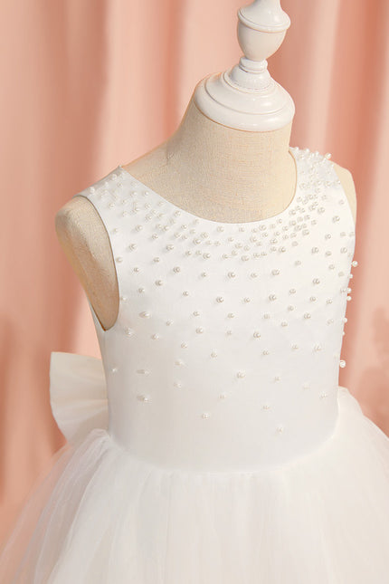 Robe De Princesse Satin Crème - gallery 7