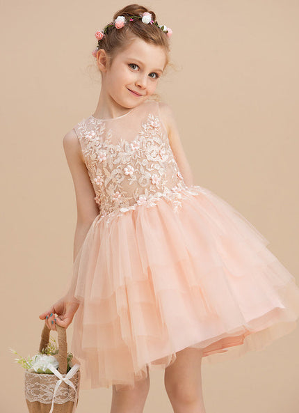 Robe De Princesse Tulle Pêche