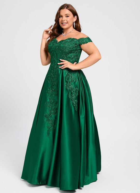 Robe De Princesse Émeraude Ornée - gallery 6