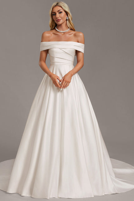 Robe De Princesse Satinée Élégante - gallery 1