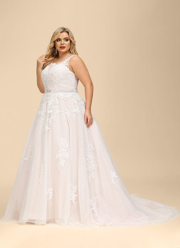 Robe De Princesse Évasée Ornée - gallery 9