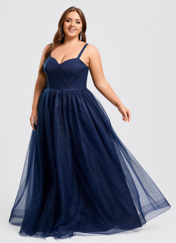 Robe De Princesse Tulle Marine - gallery 5
