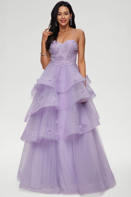 Robe De Princesse Tulle Lilas - gallery 2
