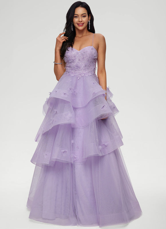 Robe De Princesse Tulle Lilas - gallery 2