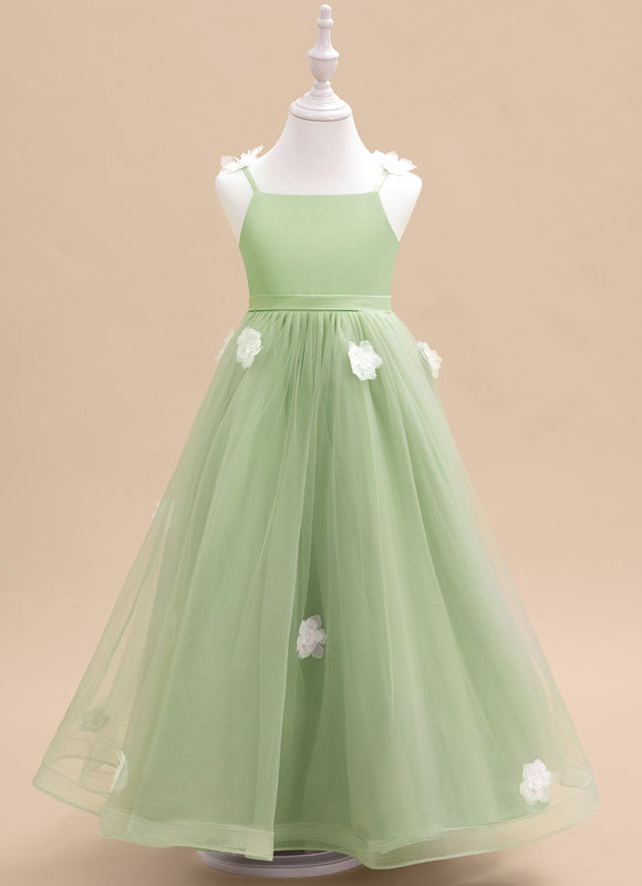 Robe De Princesse Verte Délicate - gallery 2