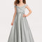 Robe De Princesse Élégance Argentée