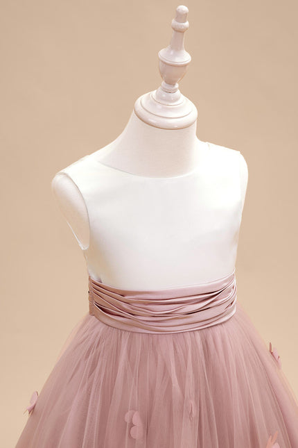 Robe De Princesse Florale Rose - gallery 4