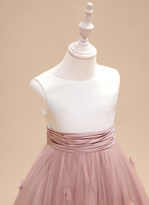 Robe De Princesse Florale Rose - gallery 4
