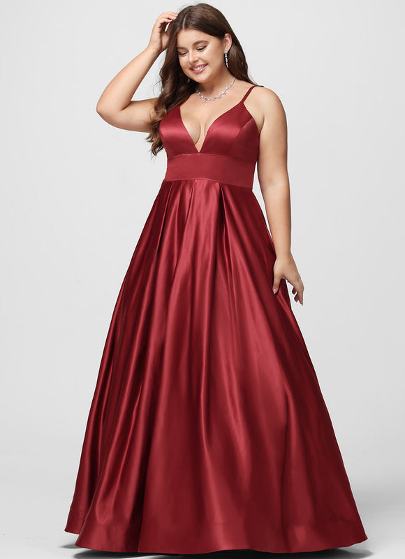 Robe De Princesse Satinée Longue - gallery 7