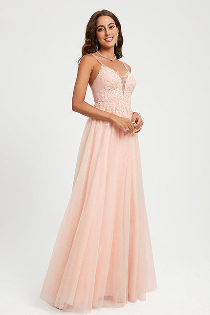 Robe De Princesse Rose Scintillante - gallery 2