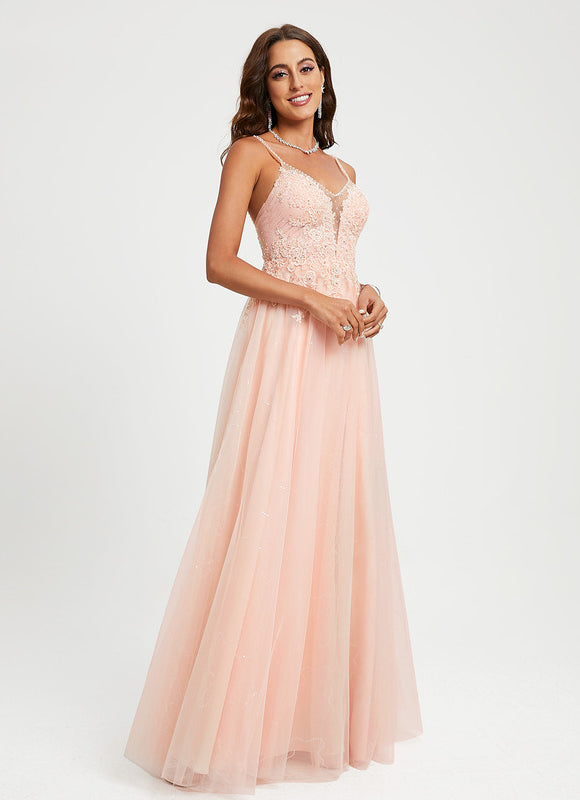 Robe De Princesse Rose Scintillante - gallery 2