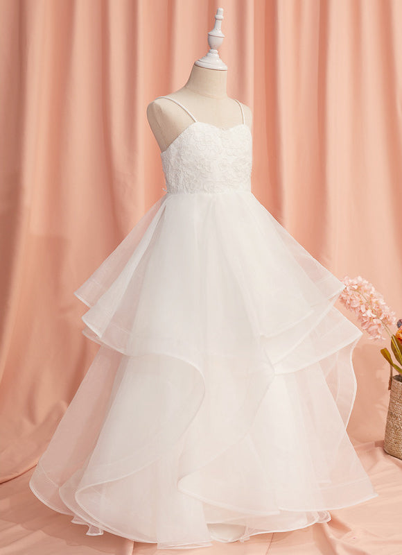 Robe De Princesse Nuageuse Florale - gallery 1