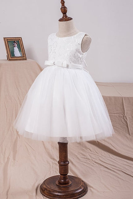 Robe De Princesse Enfantine Blanche - gallery 2
