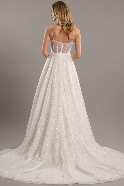 Robe De Mariee Princesse Bustier Strass - gallery 6