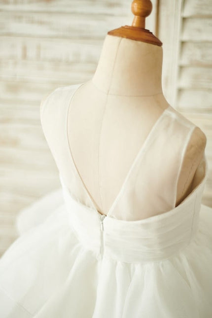 Robe De Princesse Voluminous Blanche - gallery 5