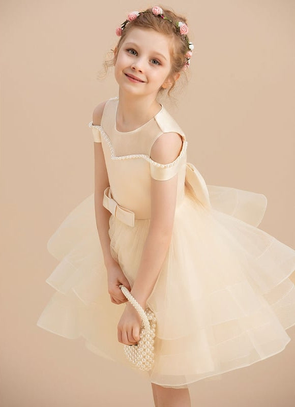 Robe De Princesse Satin Crème - gallery 3