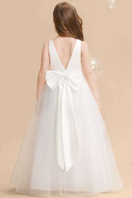 Robe De Princesse Longue Rose Poudrée - gallery 8