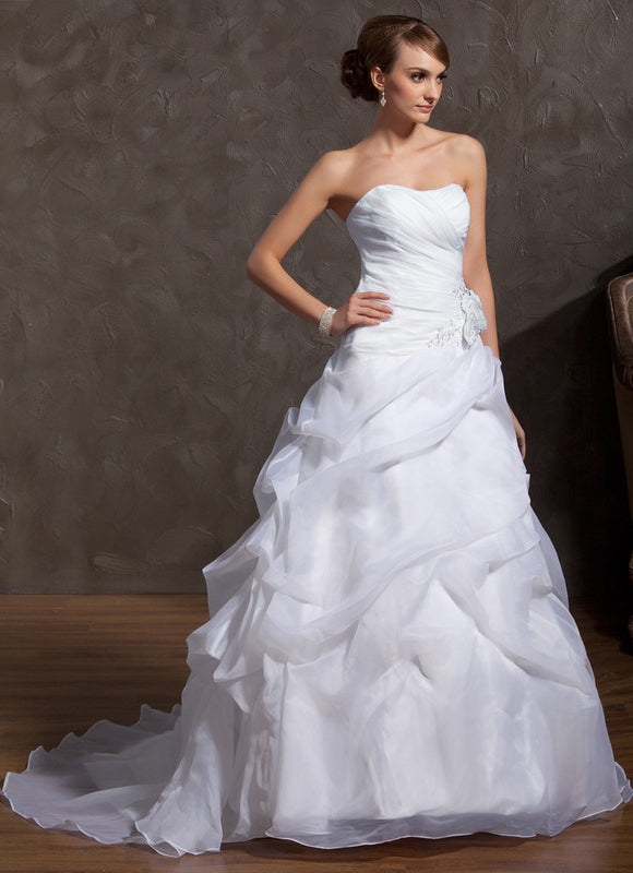 Robe De Princesse Nuptiale Organza - gallery 3