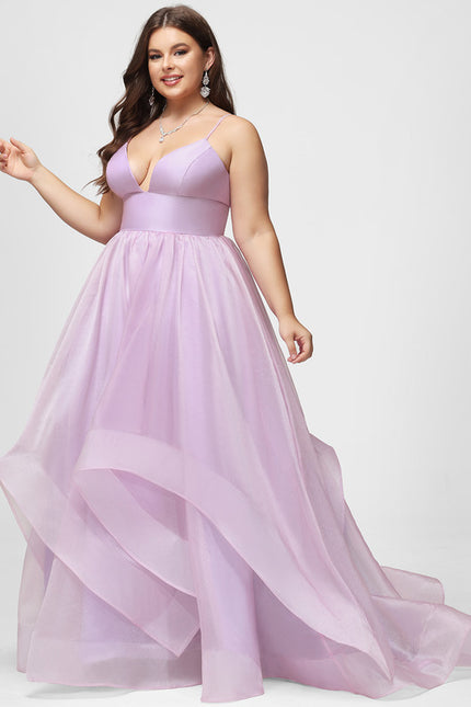 Robe De Princesse Lilas Fluide - gallery 9