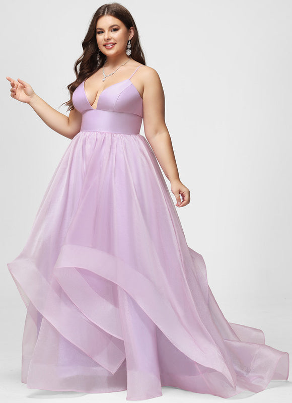 Robe De Princesse Lilas Fluide - gallery 9