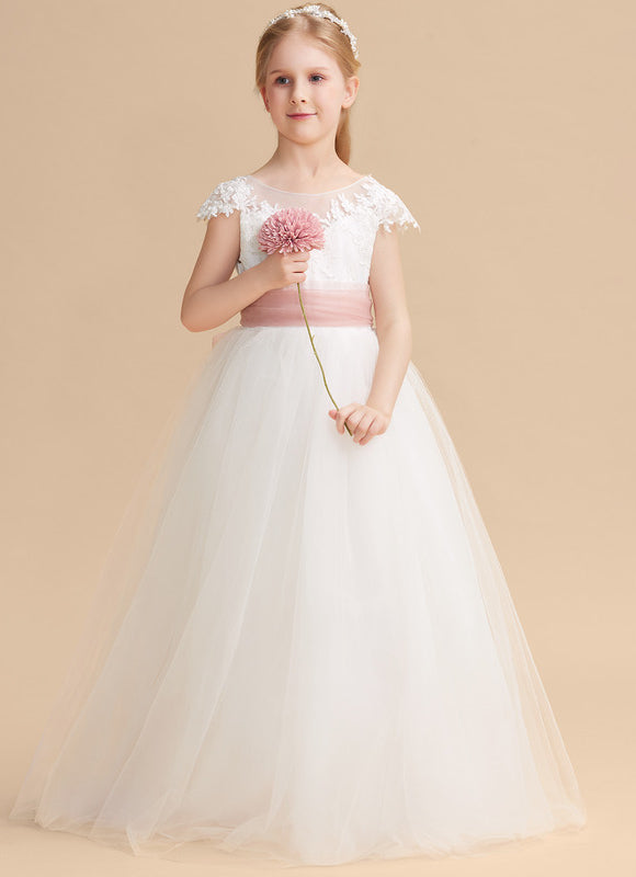 Robe De Princesse Princesse Dentelle Blanche - gallery 6