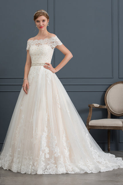 Robe De Princesse Éblouissante Tulle - gallery 4