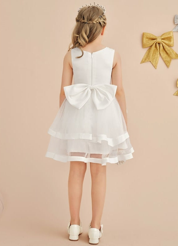 Robe De Princesse Satin Crème - gallery 5