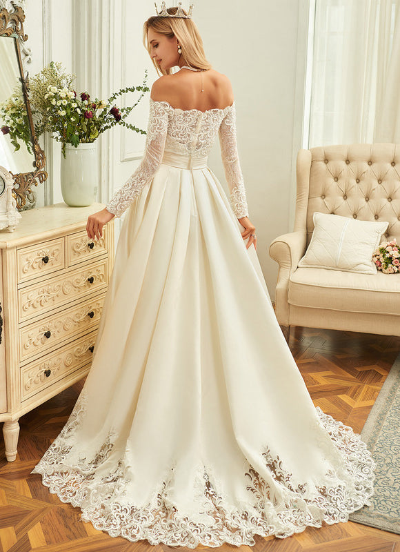 Robe De Princesse De Rêve Satinée - gallery 2