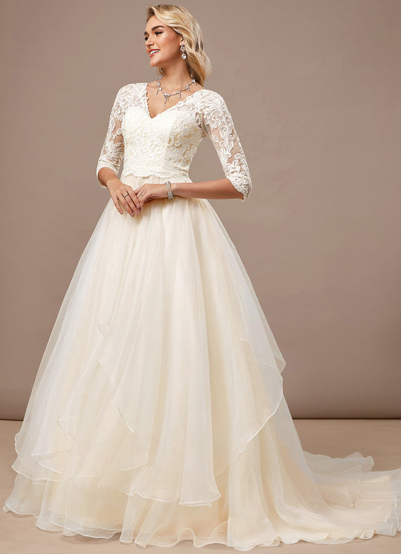 Robe De Mariee Princesse Grande Taille - gallery 3