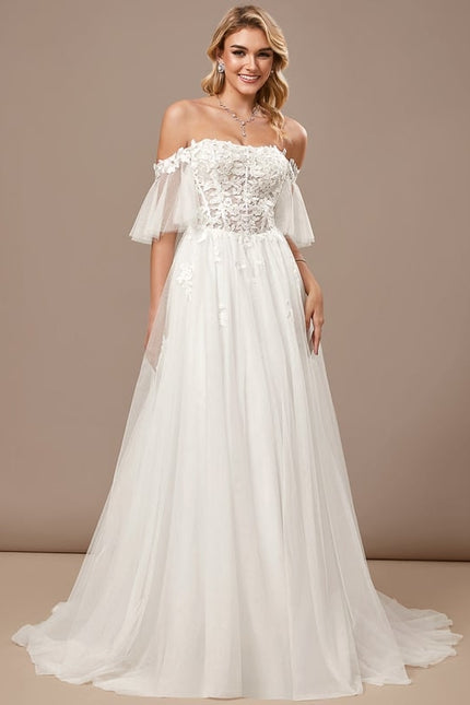 Robe De Mariee Princesse Longue Traine - gallery 3