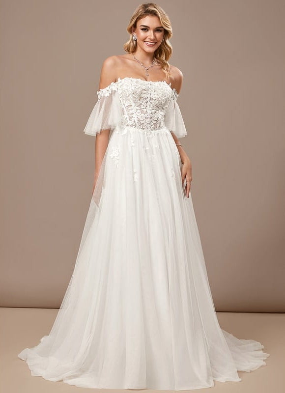 Robe De Mariee Princesse Longue Traine - gallery 3