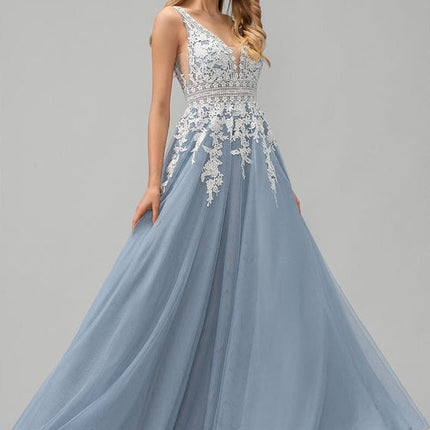 Robe De Princesse Tulle Bleu Clair