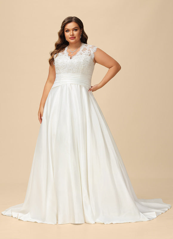 Robe De Princesse Élégante Satinée - gallery 6
