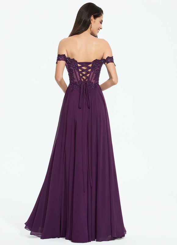 Robe De Princesse Élégante Violette - gallery 3