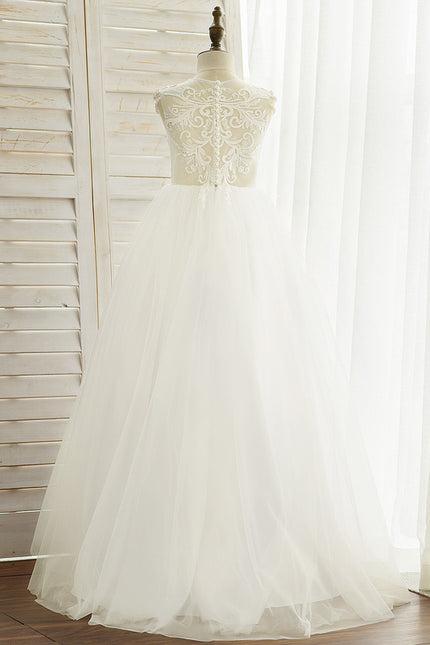 Robe De Princesse Blanche Élégante - gallery 2