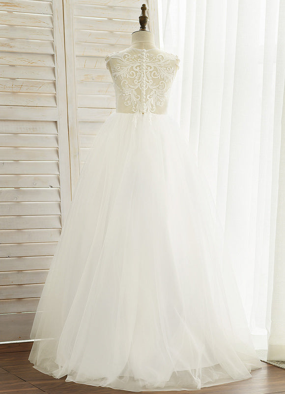 Robe De Princesse Blanche Élégante - gallery 2