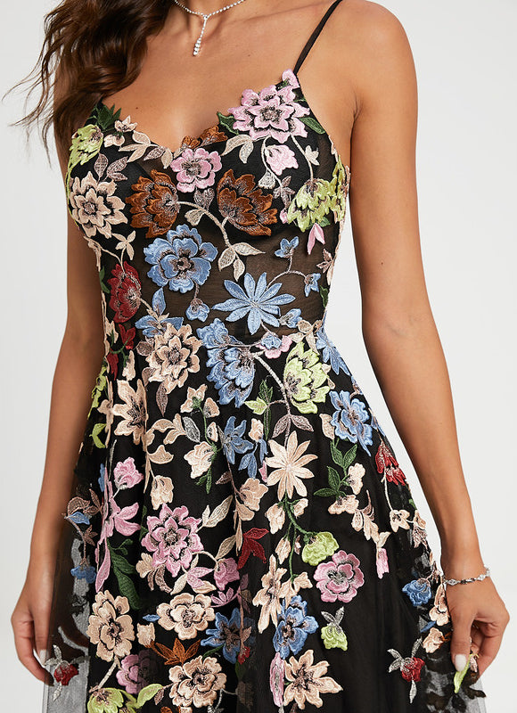 Robe De Princesse Florale Transparente - gallery 3