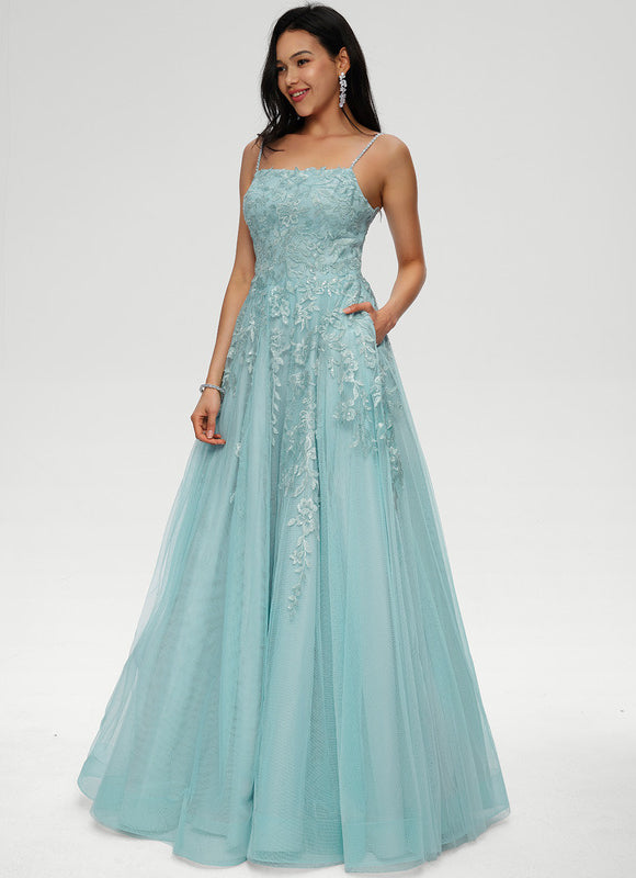 Robe De Princesse Tulle Aquatique - gallery 1