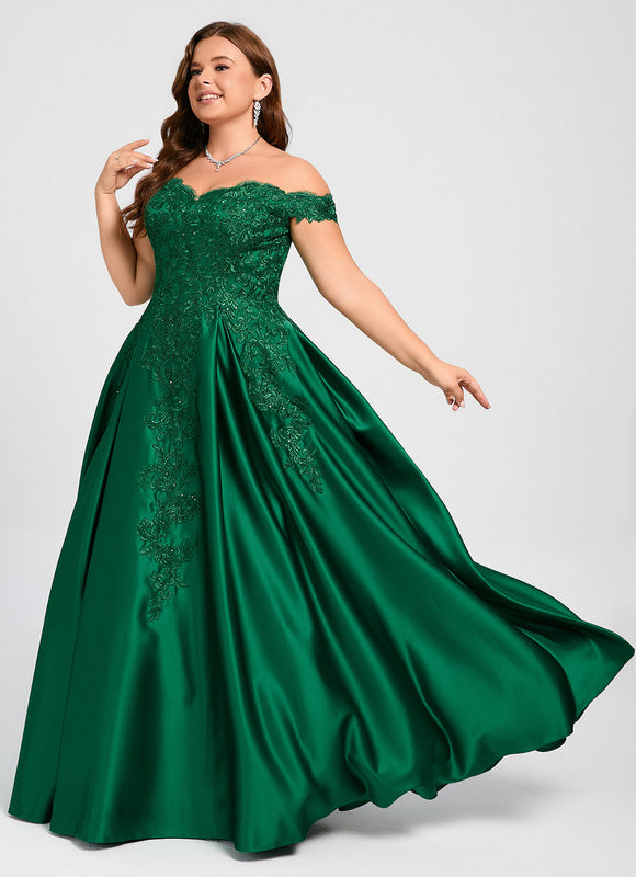 Robe De Princesse Émeraude Ornée - gallery 9