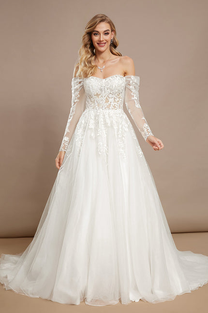Robe De Princesse En Tulle Ornée - gallery 2