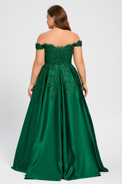 Robe De Princesse Émeraude Ornée - gallery 5