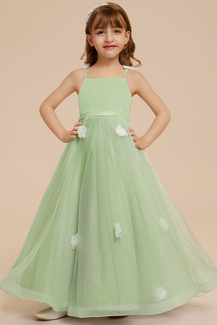 Robe De Princesse Verte Délicate