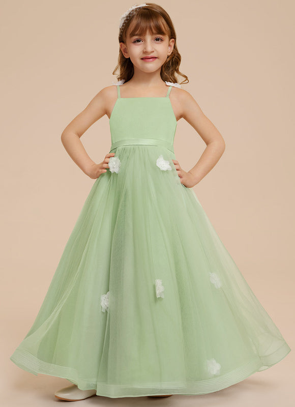 Robe De Princesse Verte Délicate