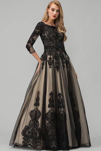 Robe De Princesse Élégante Noire